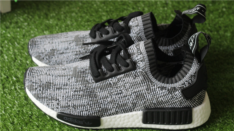 Adidas NMD R1 Primeknit Grey Black Mottled